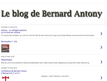 Tablet Screenshot of bernard-antony.com